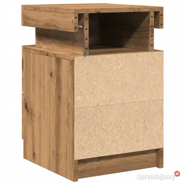 Szafka nocna z LED dąb artisian 35x39x55 Warszawa