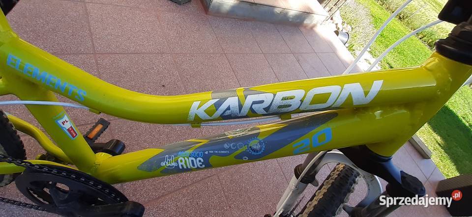 Rower aluminowy Karbon Elements 20 Dziecięce dolnośląskie Bytnik
