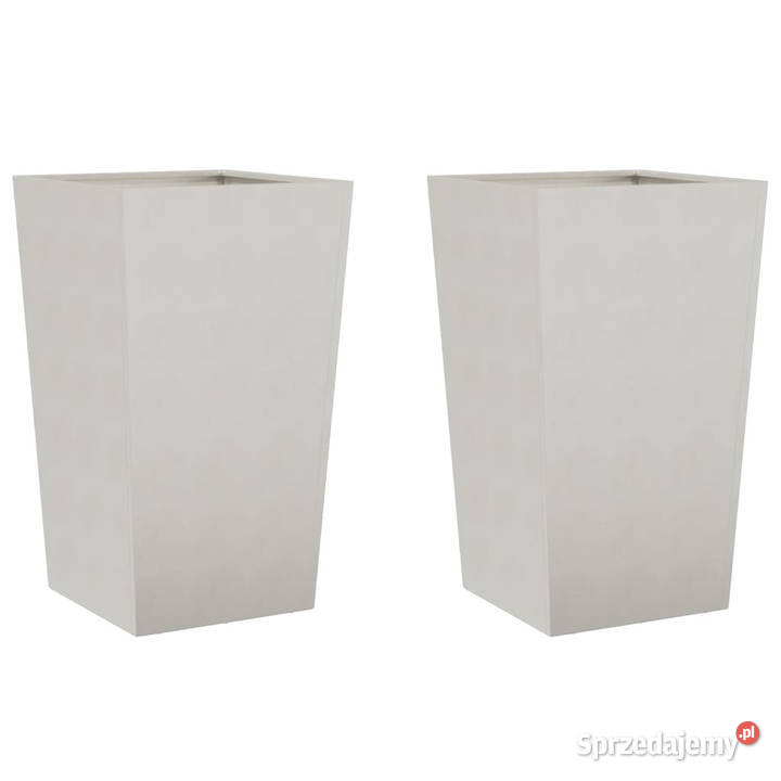 Donice ogrodowe 45x45x75 2 stal nierdzewna Warszawa sprzedam