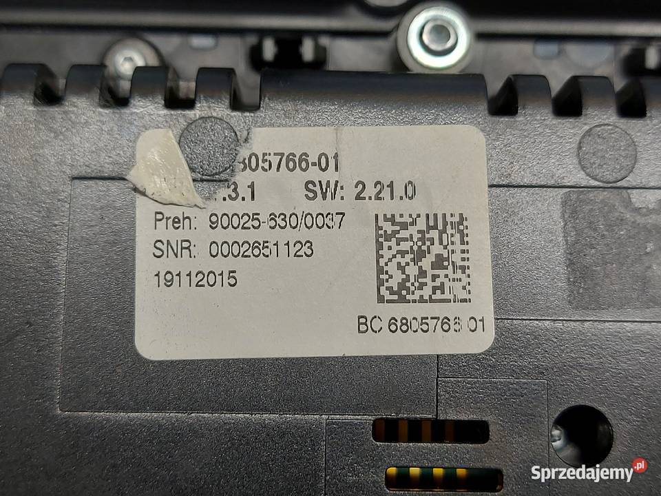 BMW F10 LIFT panel radia klimatyzacji 6805766 Kielce