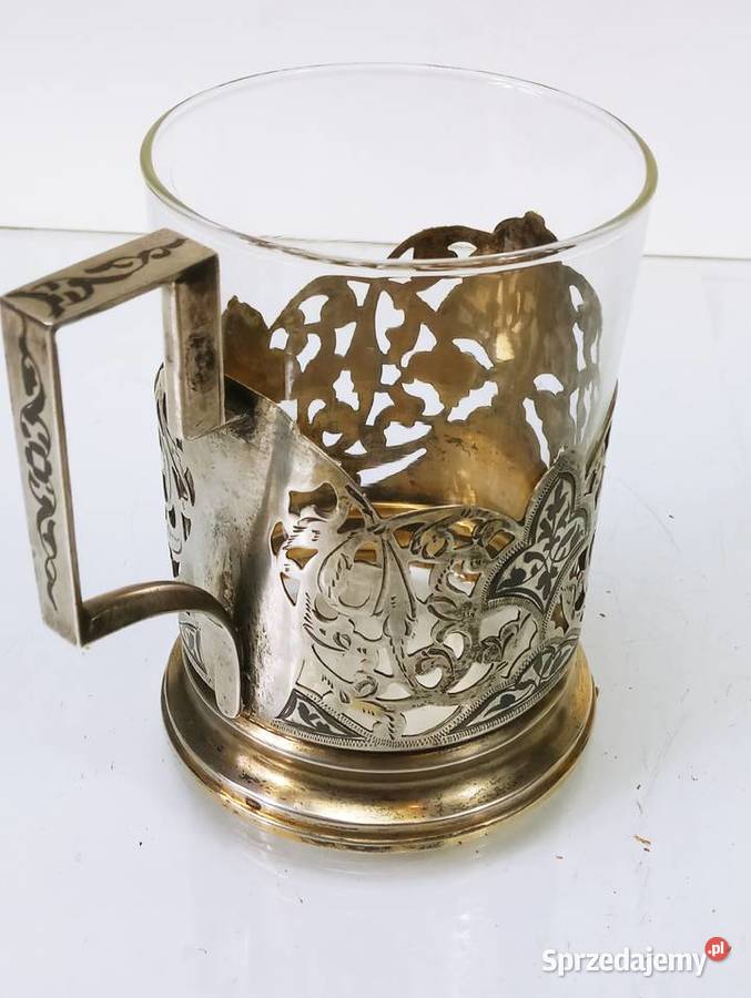 Srebro pr 875 84 Zolotniki Koszyk do Herbaty Nowa Sól