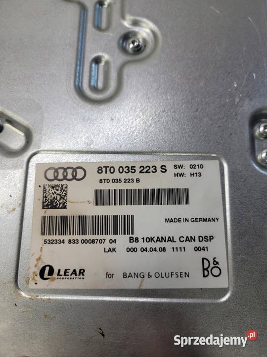 WZMACNIACZ BANG OLUFSEN 8T0035223S AUDI A4 A5 Q5 Przystajń