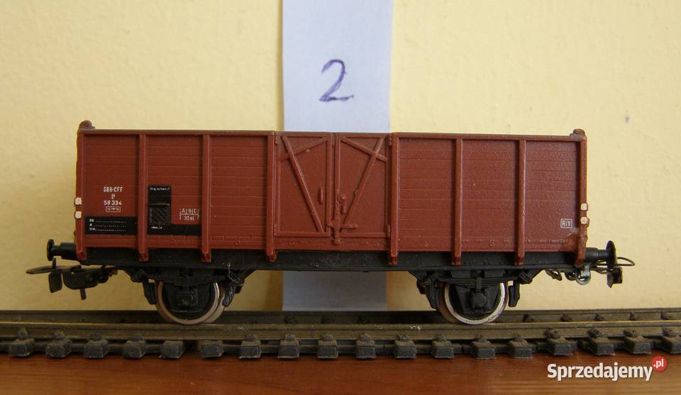 Kolejka wagon towarowy 2 H0 Piko Łódź