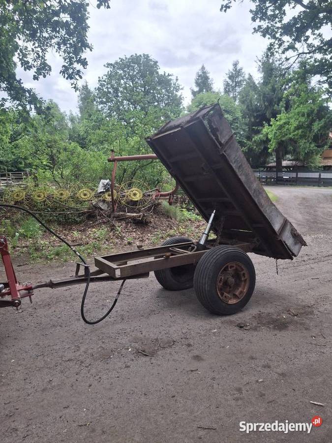 Przyczepka 3stronny kiper wywrot hydrauliczny Przyczepy rolnicze Krosno Odrzańskie
