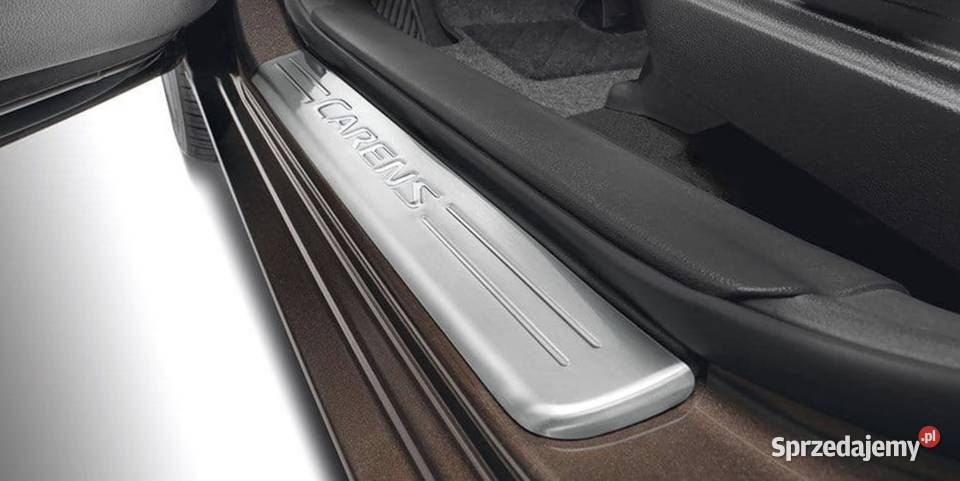 KIA Carens ozdobne nakładki progowe aluminiowe Nur