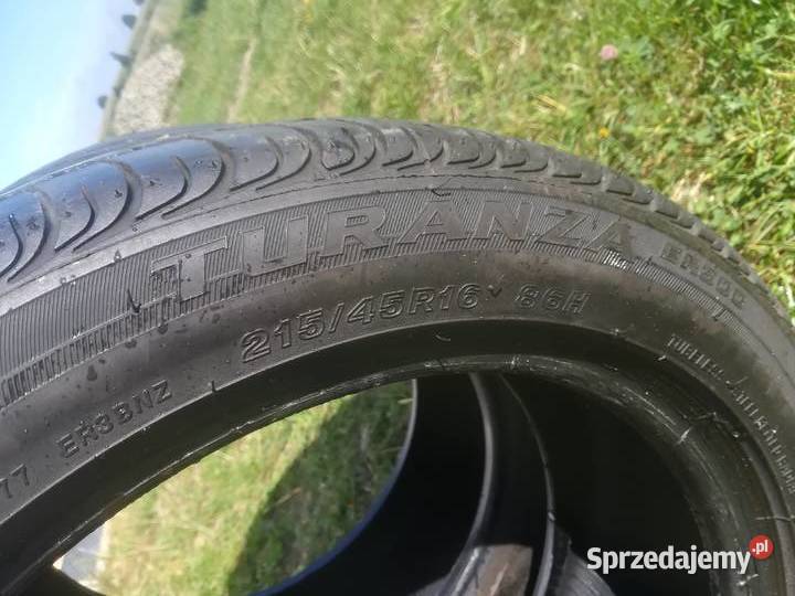 Opony Bridgestone turanza T001 21545r16 Nowe Rybie