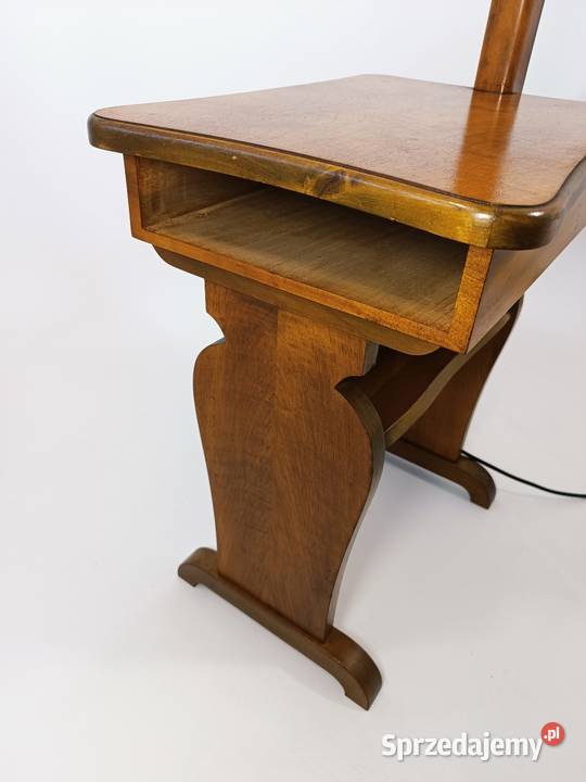 Lampa podłogowa ze stolikiem Art Deco lubuskie Zielona Góra