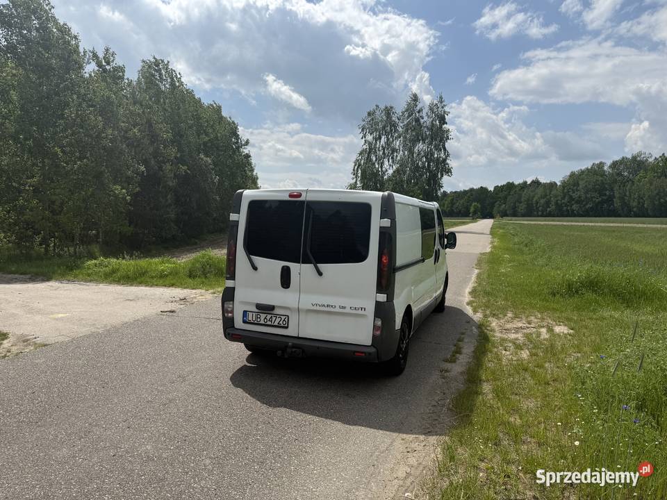 Opel Vivaro 19 CDTI EURO 4 6 osobowy bezwypadkowy Stoczek Łukowski sprzedam