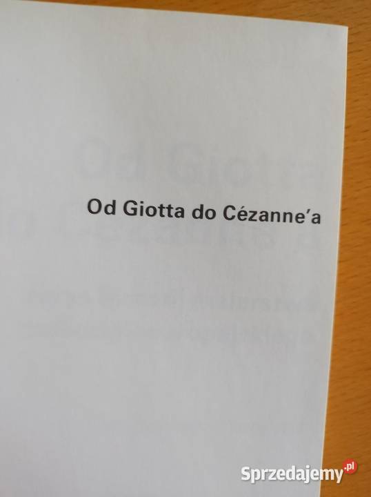 Giotta do Czannea Zarys historii malarstwa Kielce