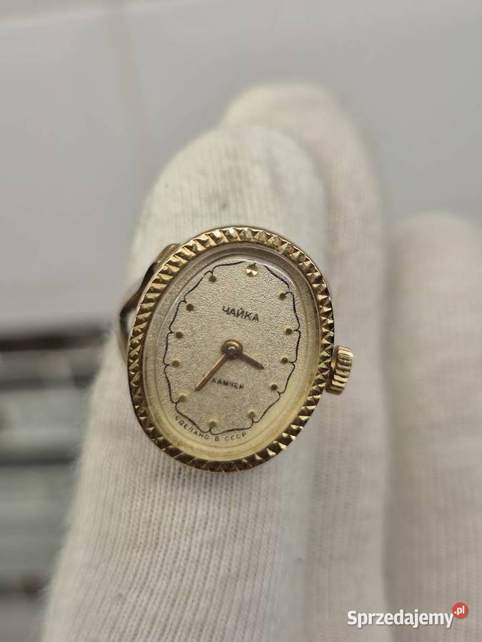 Zegarek Czajka pierścień Damskie Chorzów