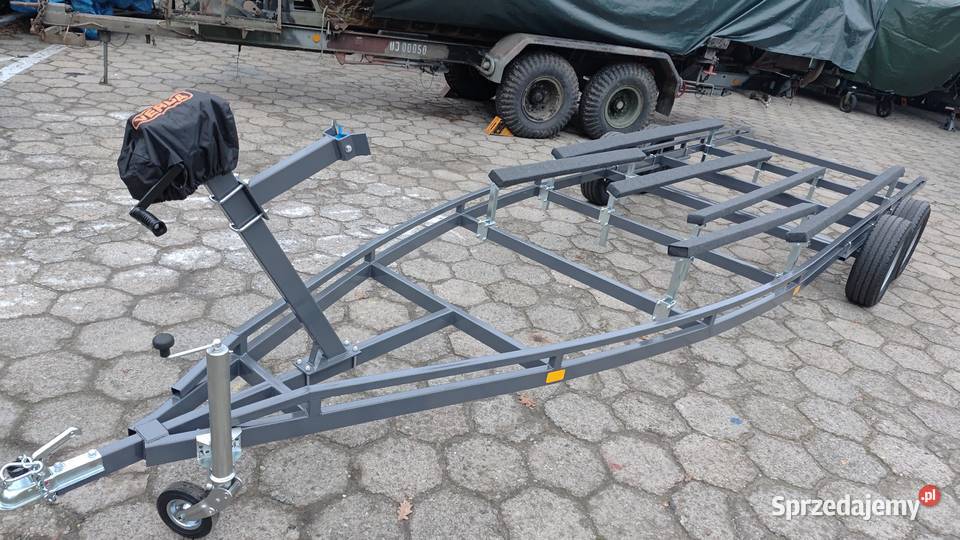 Przyczepka do łodzi wędkarskiej 8m portowa mazowieckie Wyszków sprzedam