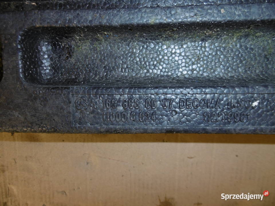 Absorber zderzaka przód A1698850037 mercedes a Szczecin