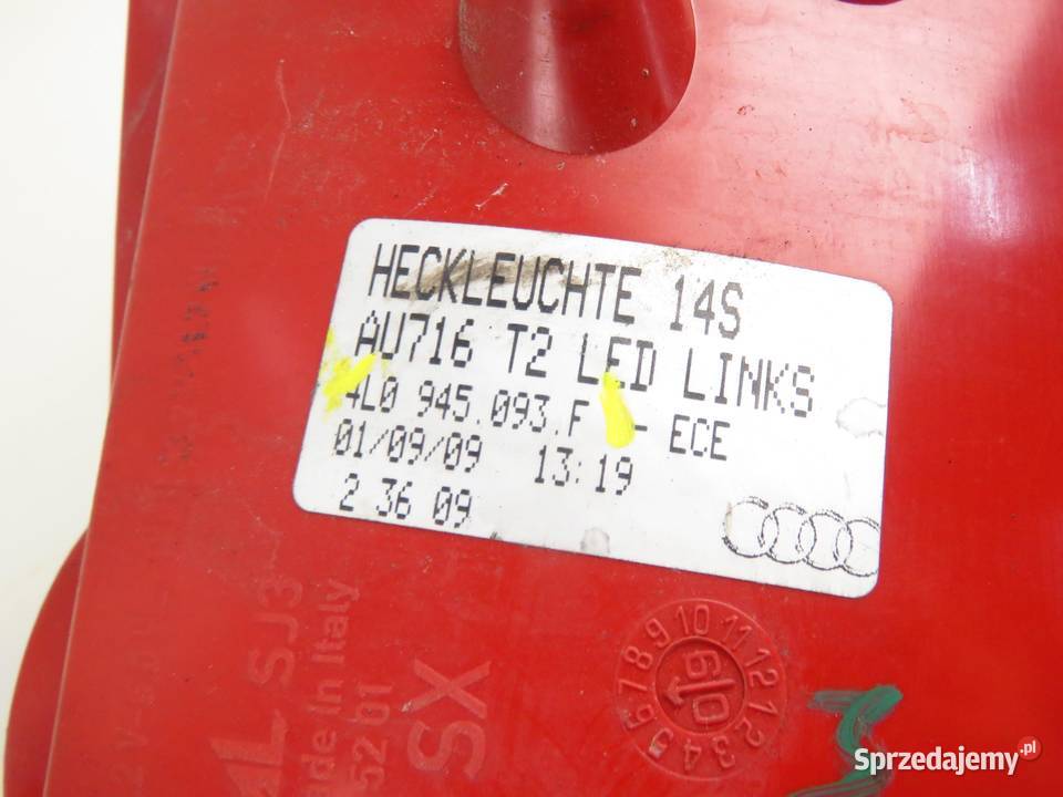 LAMPA LEWA TYLNA AUDI Q7 4L 4L0945093F