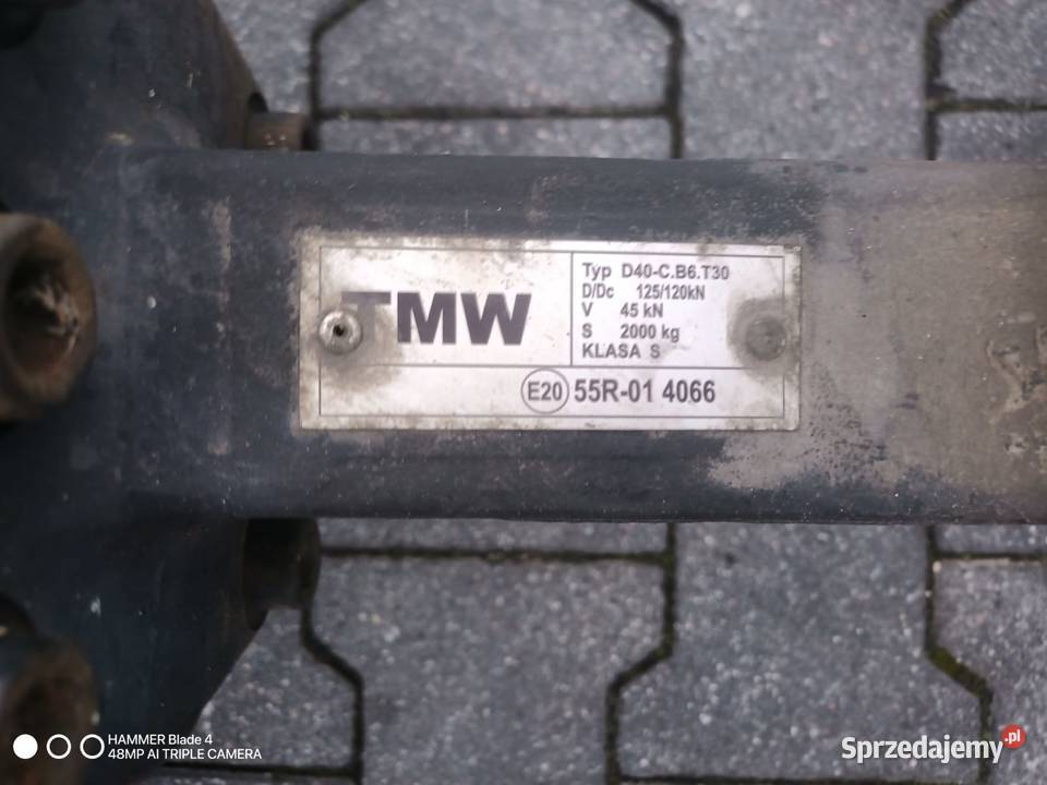 Przyczepa Trailer typ E20 Gniotpol 765x255 Rzędowice