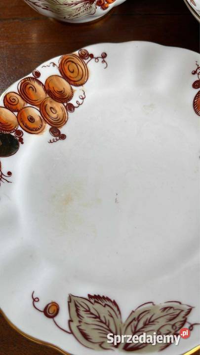 Filiżanka z talerzykiem deserowym Łomonosow Gdańsk