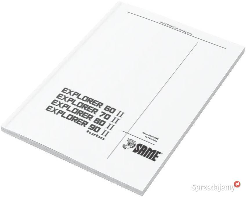 Instrukcja obsługi Same Minitauro 60 katalog Szamotuły