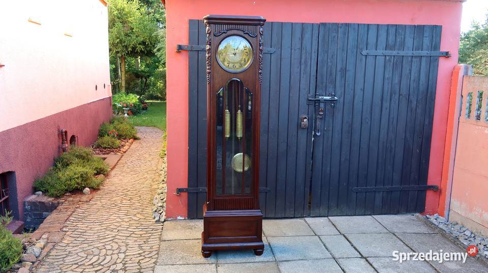 Salonowy Stojący Zegar Gustav Becker Mech 339 Ziębice