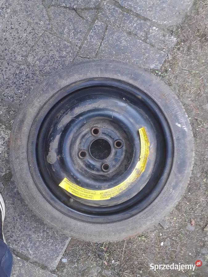 Koło zapasowe dojazdówka zapasówka audi 80 vw dolnośląskie Bolesławiec