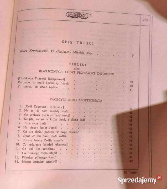 Mikołaj Rej FILGIKi 1974 humor satyra sarkazm Rok wydania 21974 Warszawa