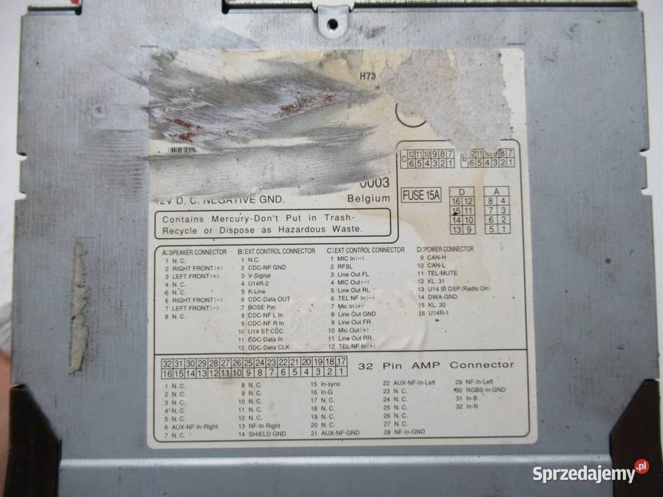 RADIO AUDI A4 B6 0005 ODTWARZACZ MULTIMEDIA osobowe Sprzęt audio fabryczny Sprzęt audio fabryczny