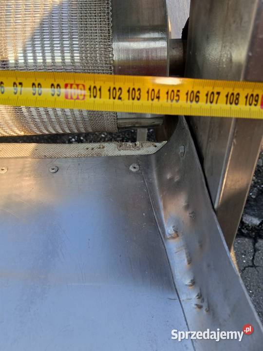 Taśmociąg spożywczy 67 m x 11 m przenośnik Zamość