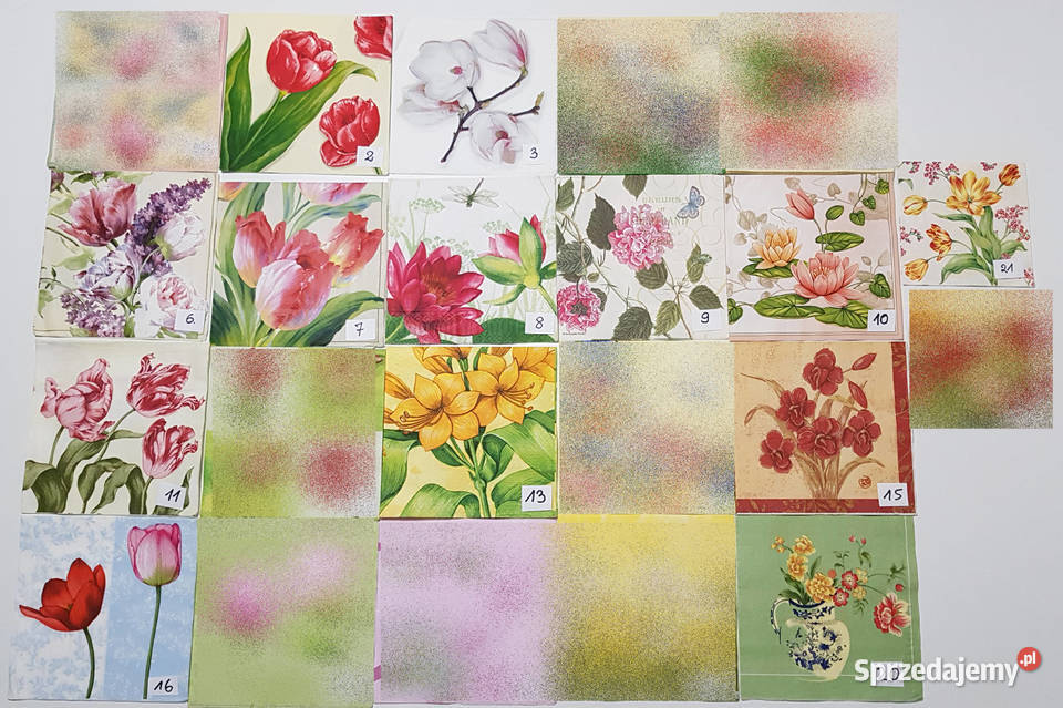 Serwetki decoupage zestawy 1 12 śląskie Siemianowice Śląskie