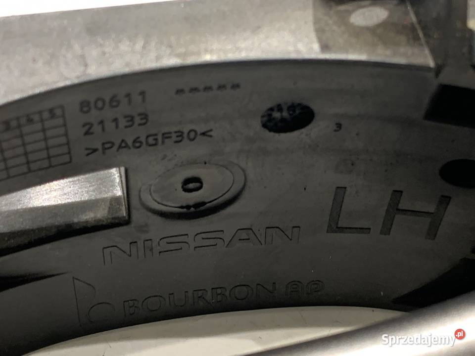 KLAMKA ZEWNĘTRZNA LEWY PRZÓD NISSAN PULSAR