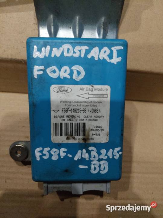 FORD WINDATAR sterownik airbag F58F14B215BB osobowe Pozostałe Kielce