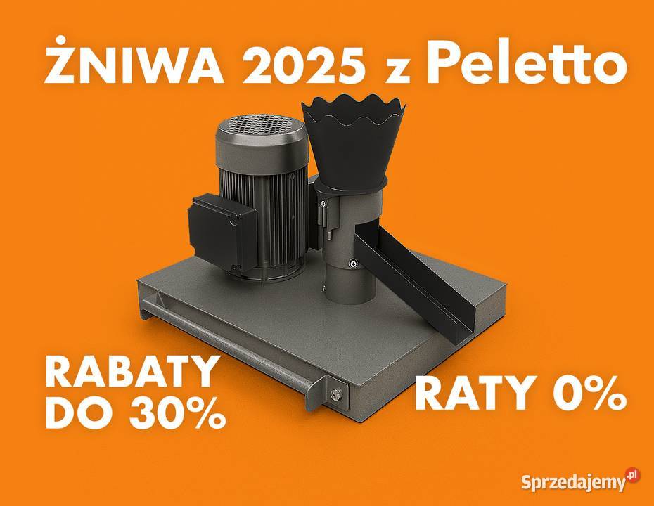 Granulator paszowy PSZ 100 Rabat 10 15 kW 230 V Poznań