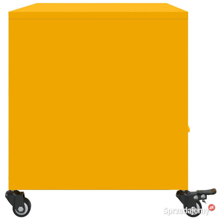 Szafka RTV musztardowa 68x39x435 stal WM846701 mazowieckie Warszawa