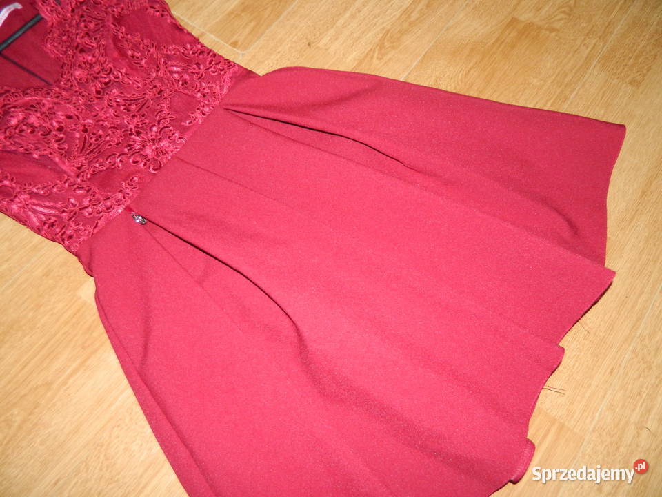 Bicotone efektowna sukienka 34