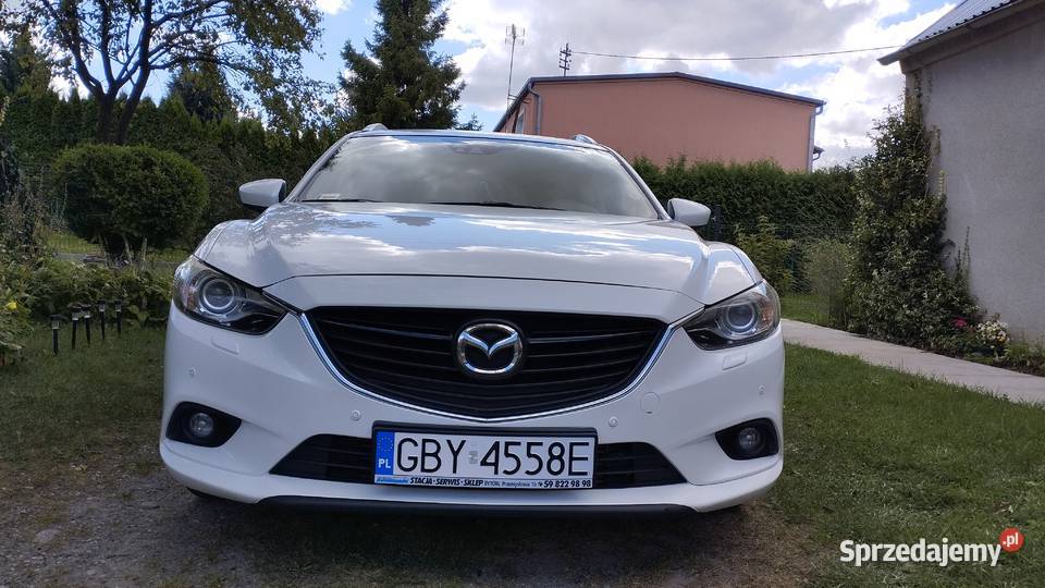 Mazda 6 2014 22 diesel Skyactiv biała perła Bytów