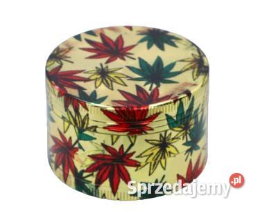 Złoty Crusher Młynek do Tytoniu Grinder Metalowy Ostrowy nad Okszą