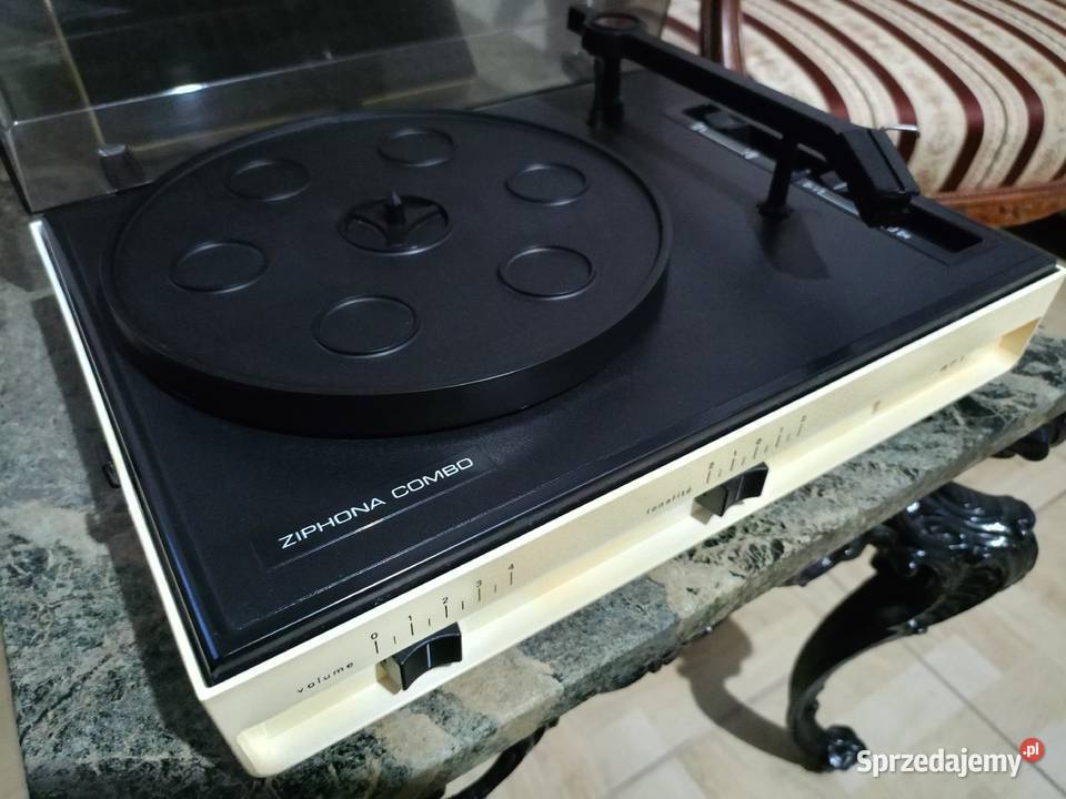 Zabytkowy Gramofon RFT Ziphona Combo 323 Drawski Młyn