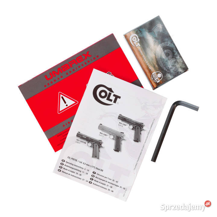 Pistolet wiatrówka Colt M45 CQBP czarny 45 mm BB Warszawa