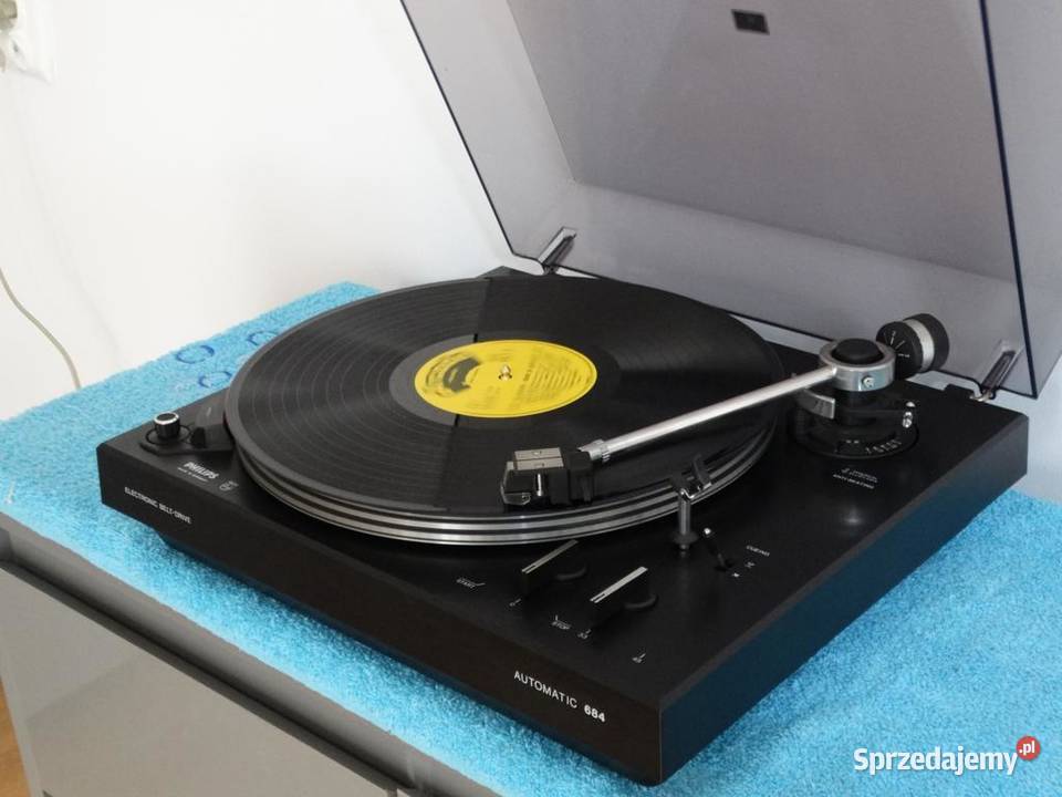 Gramofon Philips 684 automat Vintage WYSYŁKA podkarpackie Jasło sprzedam