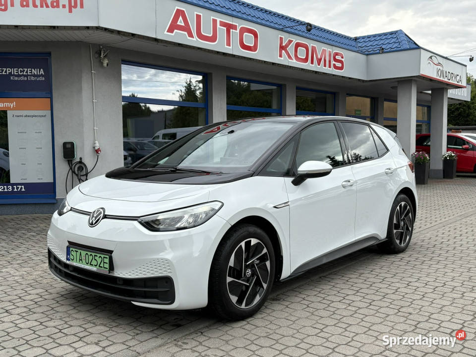 Volkswagen ID3 PRO 107 KW Biała perła Pół tempomat Tarnowskie Góry sprzedam