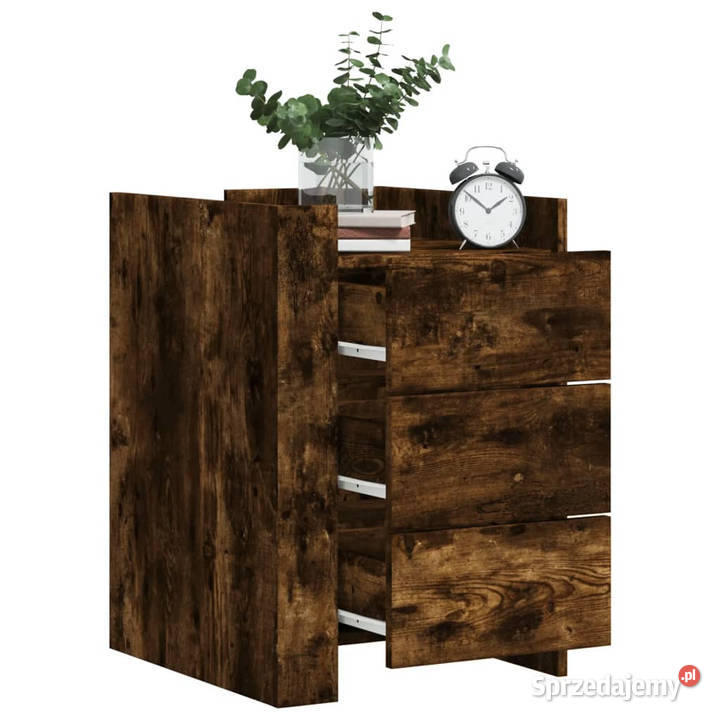 Szafka nocna przydymiony dąb 45x50x65 WM848308 Warszawa