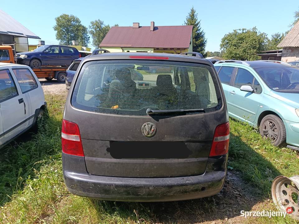 Volkswagen Touran 19 77 kW 2004 r dawca części osobowe Szklarka Myślniewska