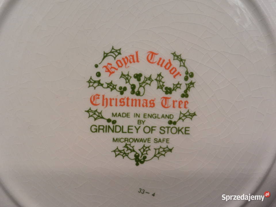 Talerzpatera Royal Tudor Christmas Tree Anglia