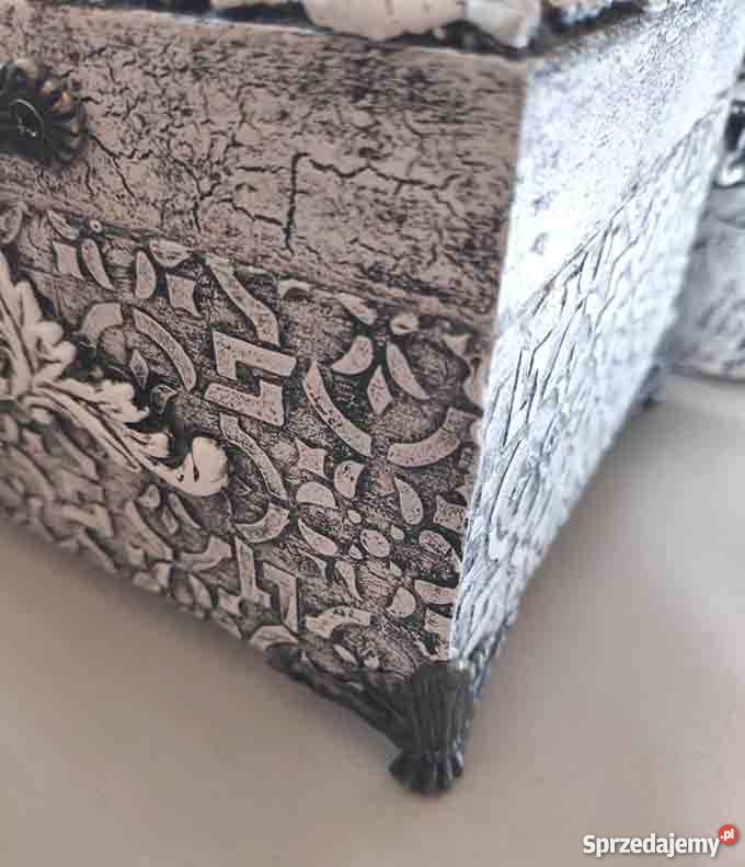 Szkatułka w stylu retro ręcznie robiona unikat inny kolor Legnica sprzedam