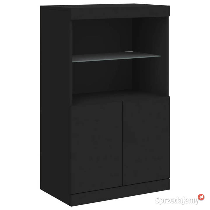 Szafki z oświetleniem LED 3 czarne WM3209108