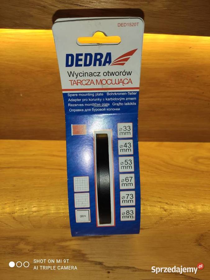 Tarcza do otwornic 72 mm DED1520T DEDRA Białystok