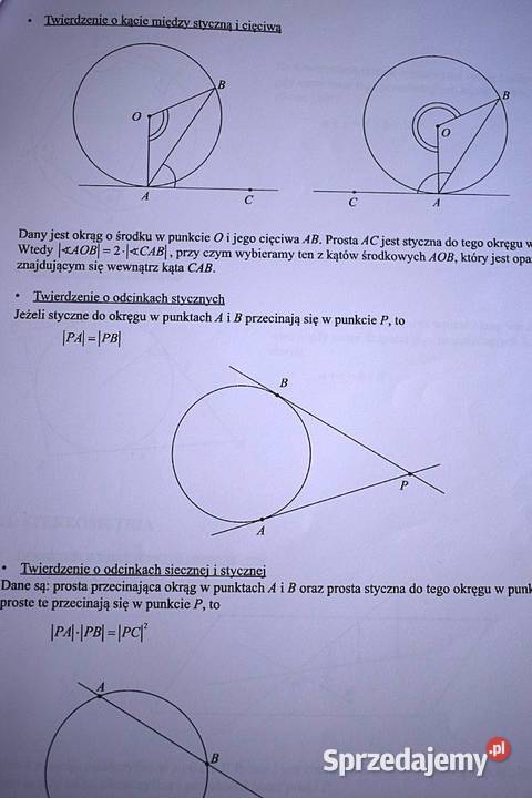 Wybrane wzory matematyczne Chełmno