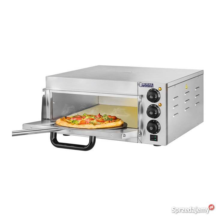 Jednokomorowy piec do pizzy 40 2000W inox szamot Częstochowa
