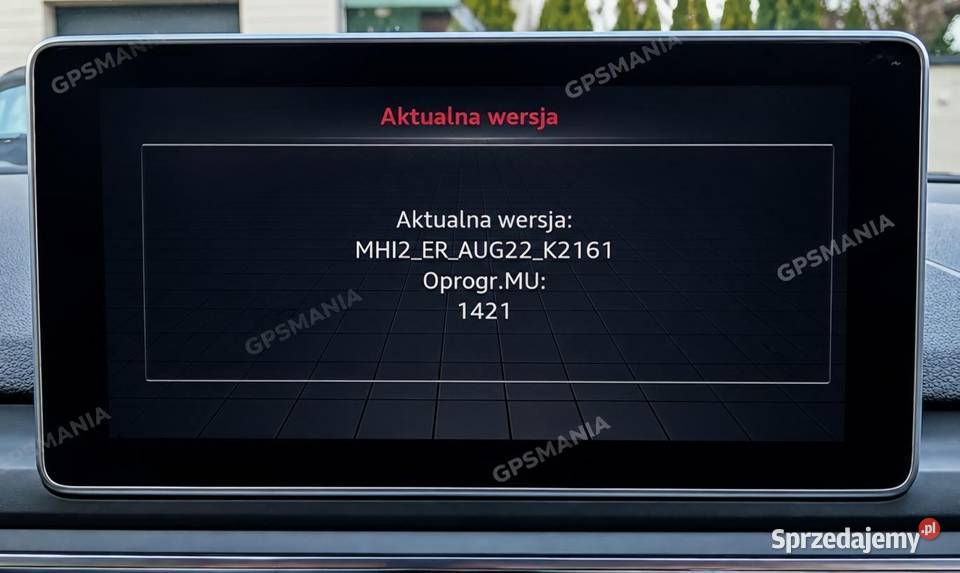 Mapy Audi S4 A5 A6 A7 Q2 Q5 Q7 MIB2 4G MHI2 Aleksandrów Łódzki