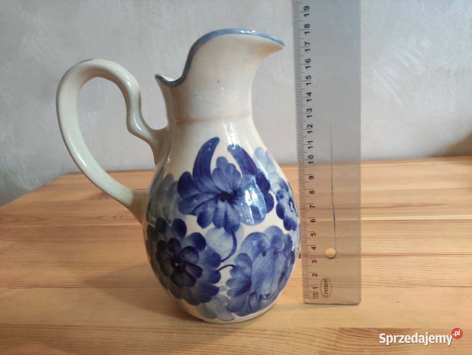 Dzbanek fajans Niemodlin Sosnowiec