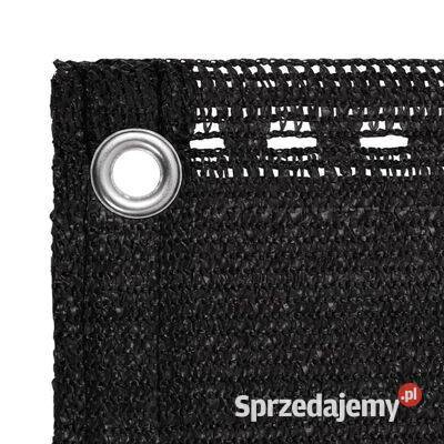 vidaXL Parawan balkonowy czarny 120x400 Warszawa