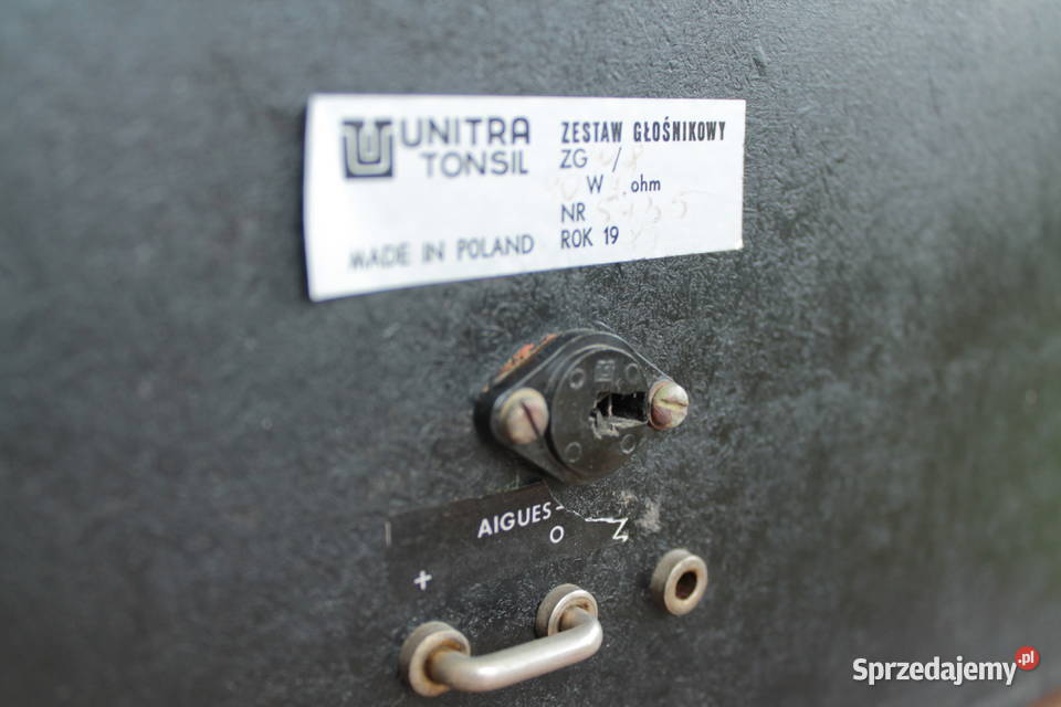 Kolumny Unitra Tonsil ZG40C8 4ohm 1981r Stan