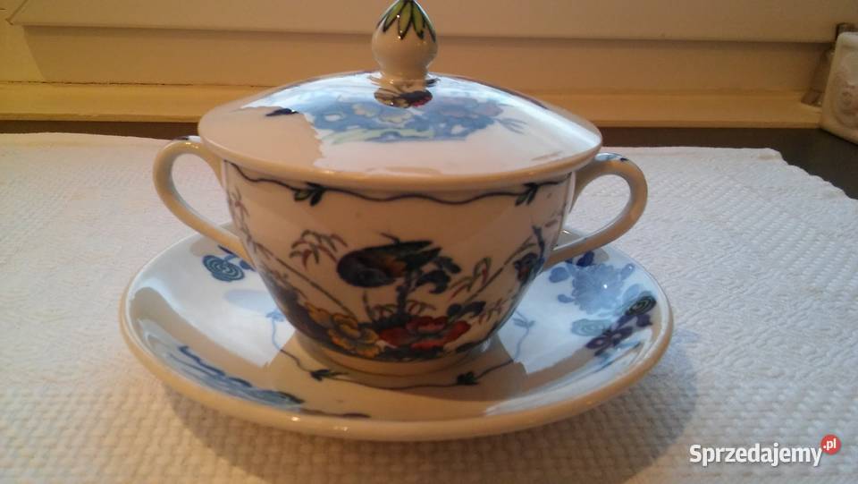 bulionówka na spodeczku Copeland Spode Bude Antyki, Sztuka, Kolekcje Gdańsk sprzedam
